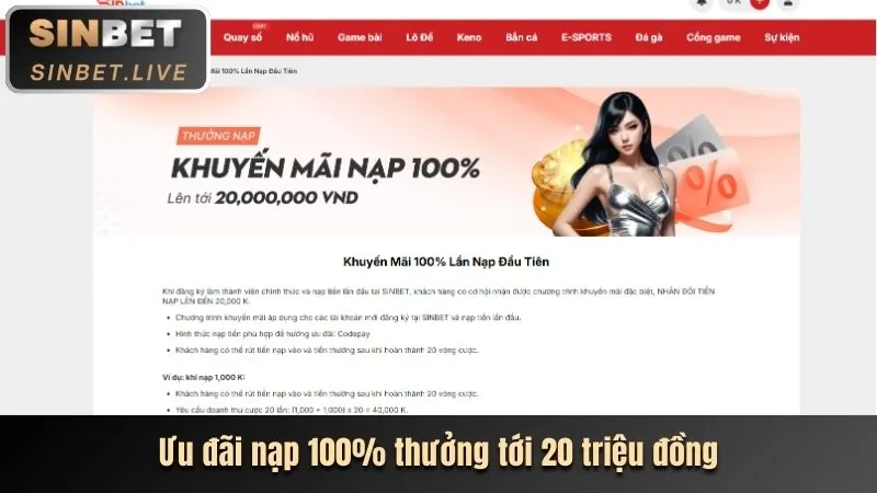 Khuyến mãi nạp tiền 13wim